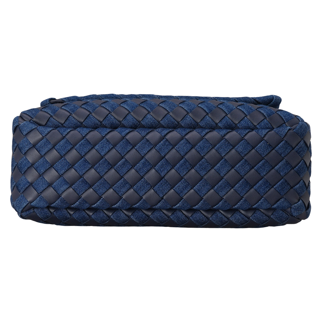 BOTTEGA VENETA(USED)보테가베네타 데님 인트레치아토 메신저 백